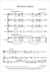 The Lover's Ghost SATB choral sheet music cover